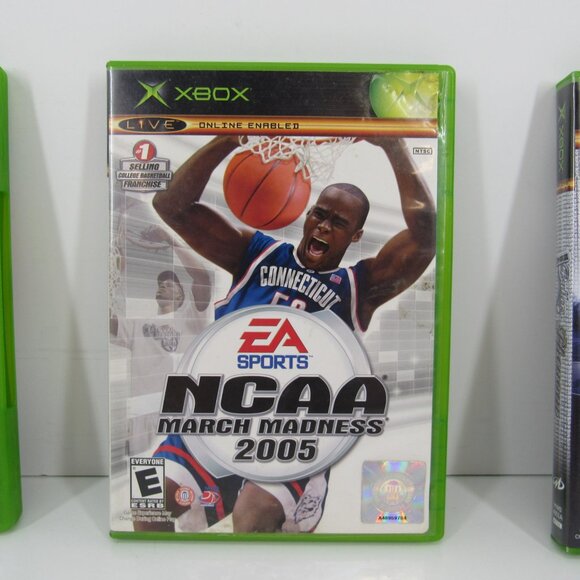 XBOX Games Lot of 3 Basketball with Manuals and Discs NBA NCAA Preowned - Picture 5 of 11